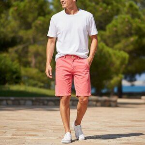 Knickerbocker Coral Chino Shorts Men Size 29 Stretchy Casual Flex